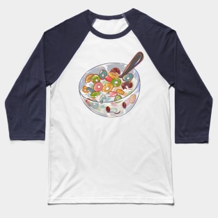 Cute Fruit Loops Baseball T-Shirt